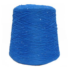 Бобинная пряжа Cotton Paillettes (Blu)