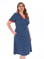 4549 Халат на пуговицах