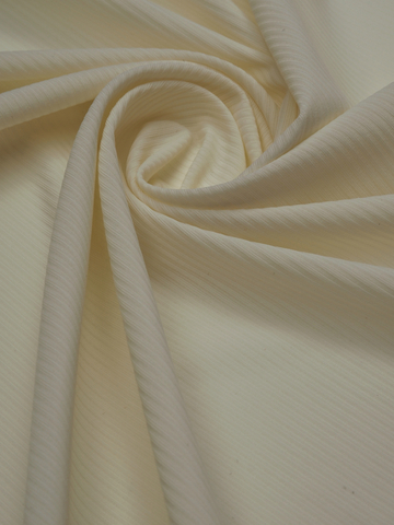 Микрофибра бельевая в рубчик матовая эластичная светло-желтая