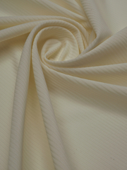 Микрофибра бельевая в рубчик матовая эластичная светло-желтая