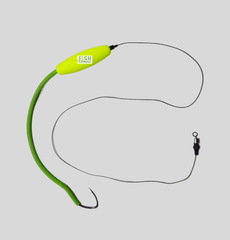 Монтаж на сома ручной работы с подводным поплавком c 1 крючком № 3/0