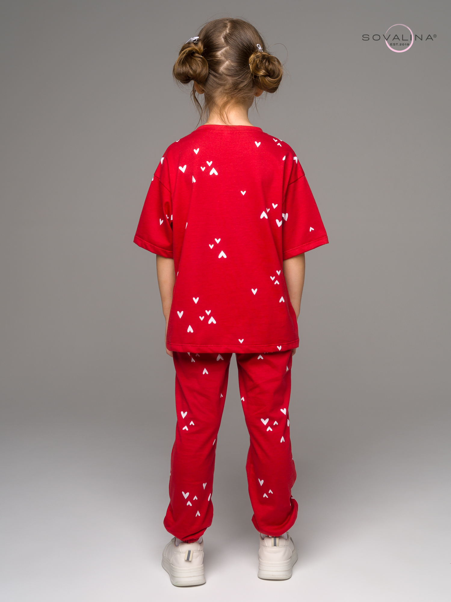 Костюм Daily girl беленькие сердечки mini