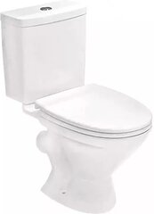 Унитаз-компакт , диагон.выпуск, антивсплеск,2 режима, сиденье полипропилен