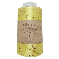 Paillettes на конусе 53 (светло-желтый)