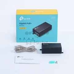 PoE-адаптер TP-LINK TL-PoE160S Гигабитный инжектор PoE, поддержка стандарта 802.3af/at, 2 гигабитных порта Ethernet, 1 выходной порт PoE, настенная/настольная установка, Plug andPlay.(073084) — фото 8