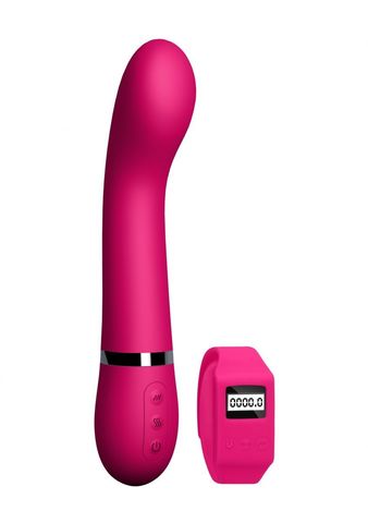 Розовый вибромассажер Kegel G - 20 см. - Shots Media BV Sexercise SEX002PNK