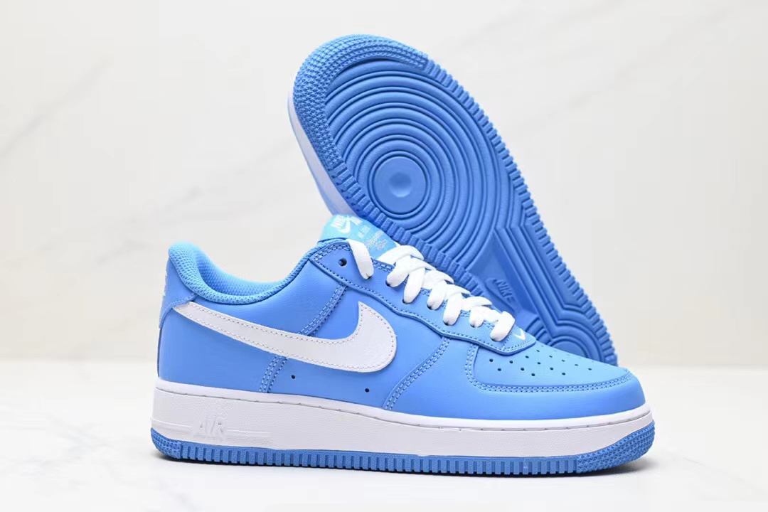Nike air force 1 low all blue cheap