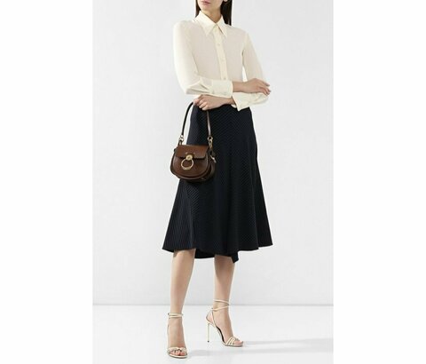 Сумка Chloé Tess Small темно-коричневый