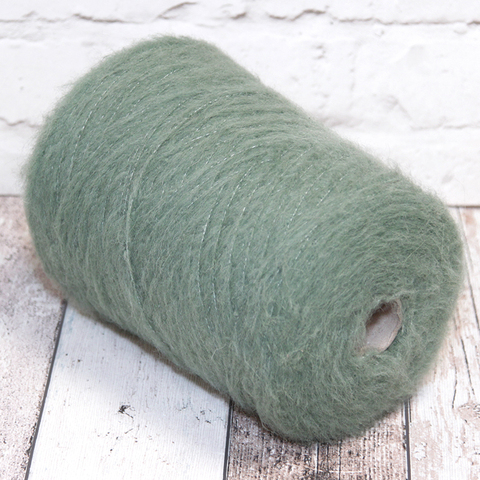 Вспушенная альпака c мериносом Filitaly Lab / WILD BRUSHED 270 шалфей