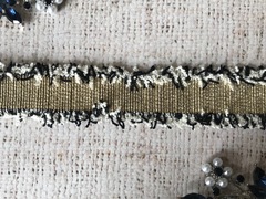 Тесьма текстиль с бахромой, ш. 2,5 см.