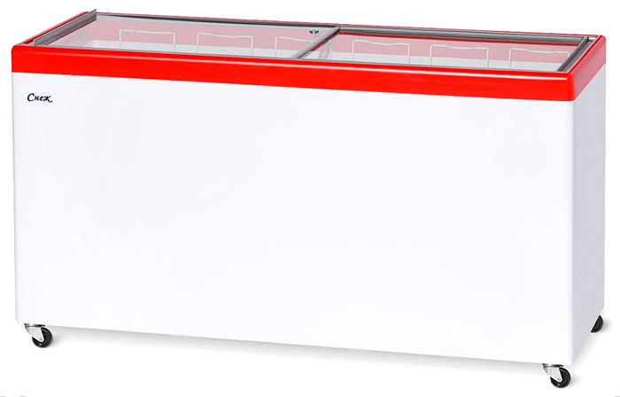 Морозильный ларь Снеж МЛП-600 (красный)