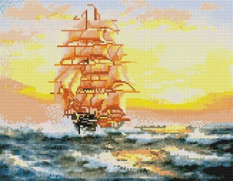Алмазная мозаика на подрамнике 