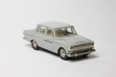 Moskvich-408 Taxi gray Agat Mossar Tantal 1:43