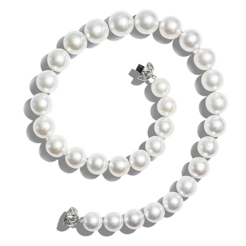 Ожерелье из белого морского жемчуга, L0017-10/1