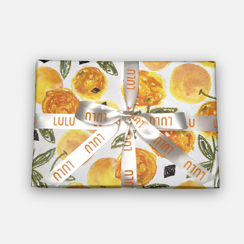 Подарочная упаковка "Мандарины сетка"