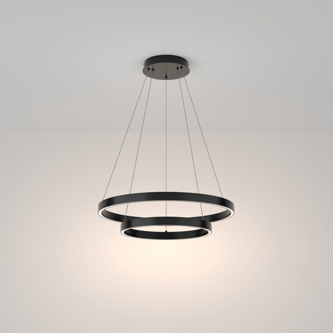 Подвесной светодиодный светильник Maytoni Rim MOD058PL-L55BK