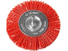ЗУБР 100 мм, нейлоновая проволока, щетка дисковая для дрели, Профессионал (35161-100)