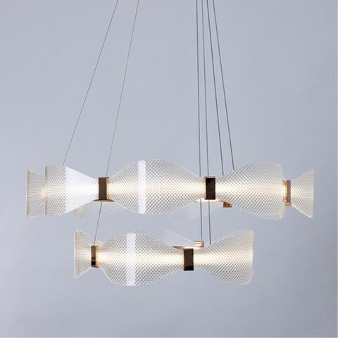 Подвесная светодиодная люстра Arte Lamp GRACE A1868SP-2PB