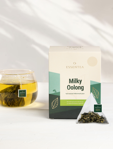 Чай ESSENTEA зеленый "Milky Oolong" Молочный улун 50 г. (2,5 г х 20 шт)