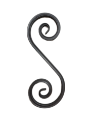 Кованый элемент "Валюта S", 425х165 мм