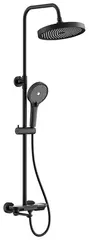 Душевая система тропический душ BELZ B25713-7 латунь, черный