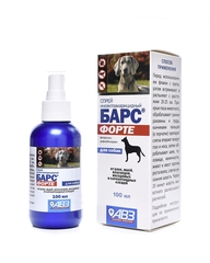 Барс ФОРТЕ спрей инсектоакарицидный для собак 100мл