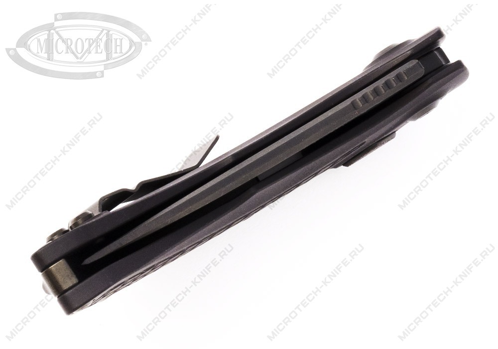 Нож Microtech Bastinelli Brachial DLC Shadow Serrated 268A-3DLCTSH