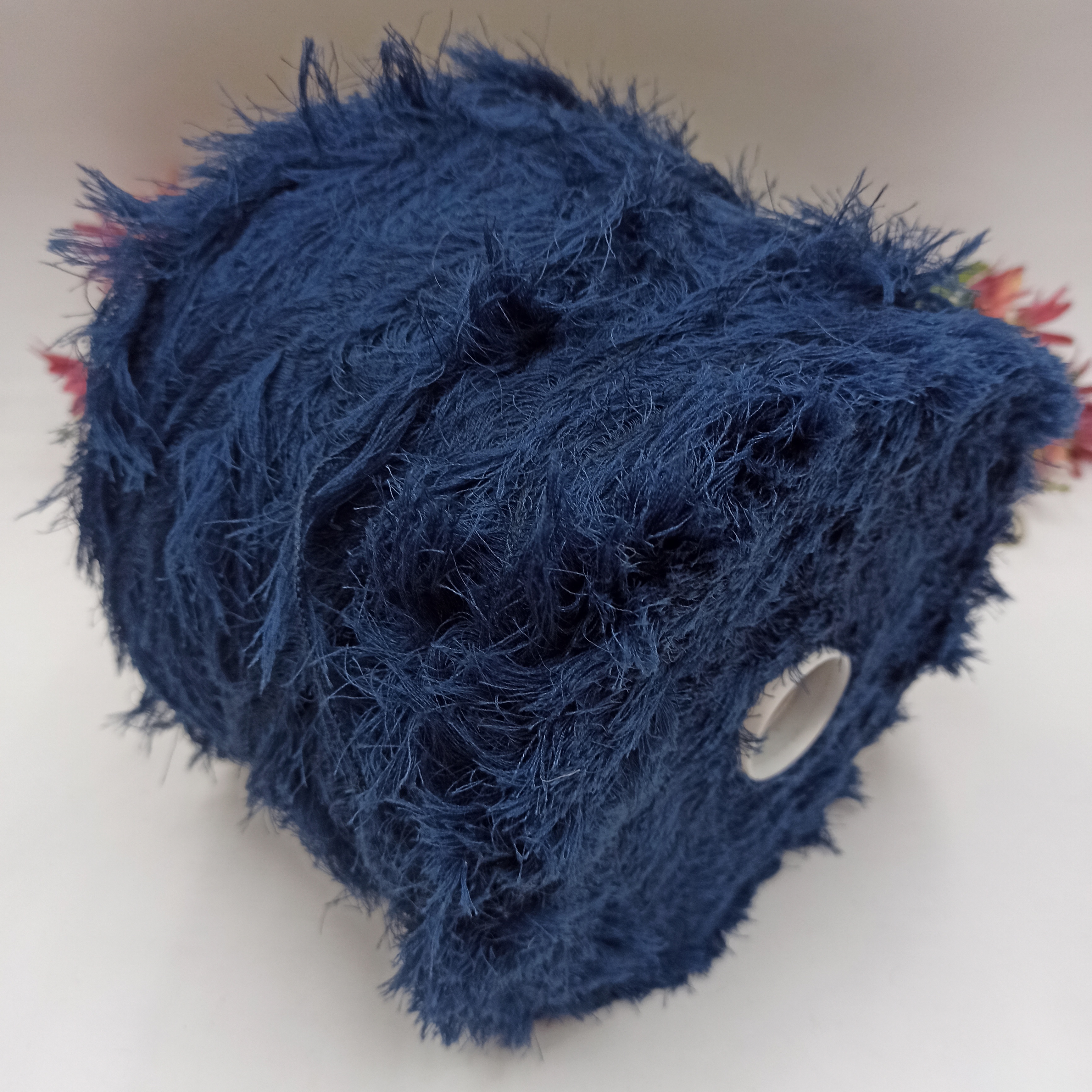 Fur Glamour Pura Lana Italia Мериносовый Мех Синий 100м/100гр