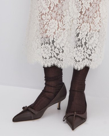 Туфли из натуральной кожи шоколадный