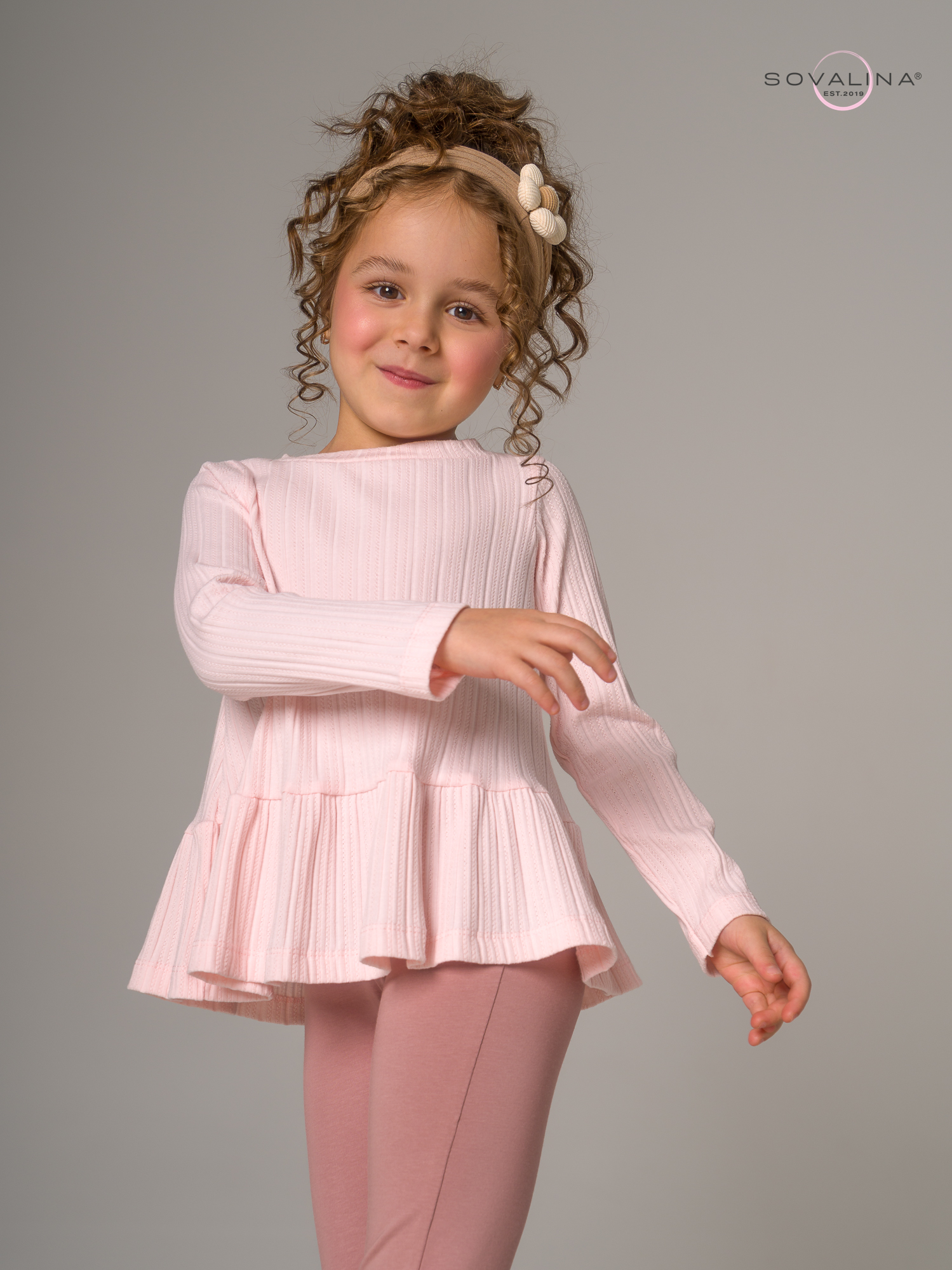 Костюм Алиса SG косичка розовый-пыльный