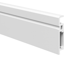 Напольный плинтус ПВХ Foresta Aviv Белый матовый FA 030 2000х70х13 мм