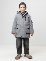 куртка  для мальчика  ВК 36105/2 ГР (104-122)
