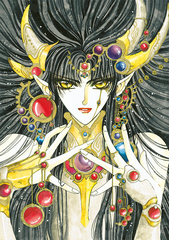 CLAMP COLOR KURO, официальные иллюстрации с выставки CLAMP (ПРЕДЗАКАЗ!)