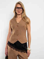 Жилет классический Basic (песочный)