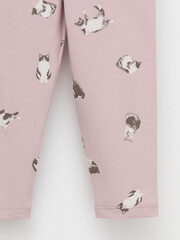 брюки  для девочки  КР 4321/розово-бежевый 2706 Н082 к639