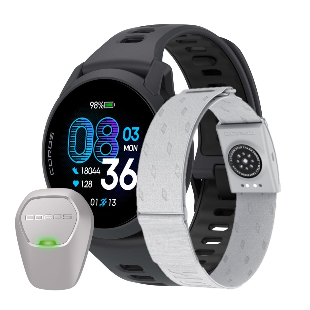 Coros Pace 4 Black Silicone HR | POD2