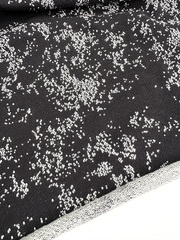 Трикотаж жаккардовый, футер 3-х ниточный, Графит