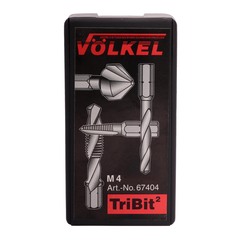 Метчик М 4,0х0,7 (Для шуруповерта, TriBit) HSS-G 6h Volkel 67404
