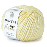 Пряжа Gazzal Baby Wool XL 829 экрю