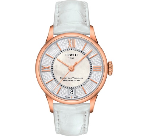 Наручные механические часы Tissot Chemin des Tourelles Powermatic 80 Lady T099.207.36.118.00