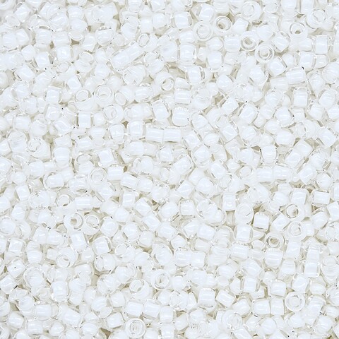 Японский бисер TOHO Round 11/0 (№981), окрашенный изнутри прозрачный