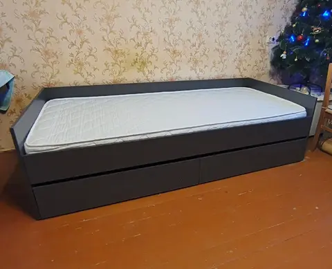 Кровать трансформер Симпл графит