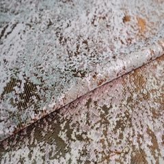 Ткань жаккард розовый с бронзовым 3098