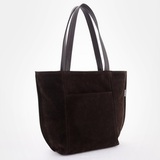 Сумка Саломея 1044 эко-замша кофе