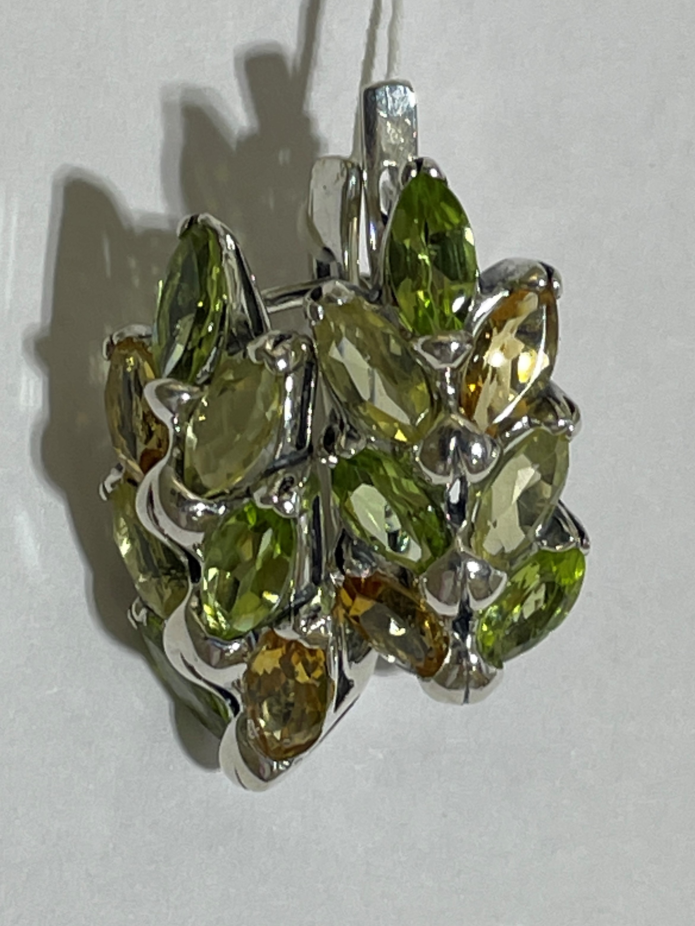 Колос (серьги из серебра)