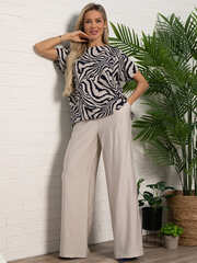 Костюм Яркие планы (бежево-синий) К15640-30М LT Collection