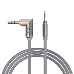 Аудио-кабель с поворотным штекером mini-Jack 3.5 мм NEW GALAXY, 1 метр