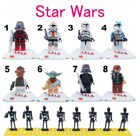 Minifigures Star Wars Blocks Building Series 06