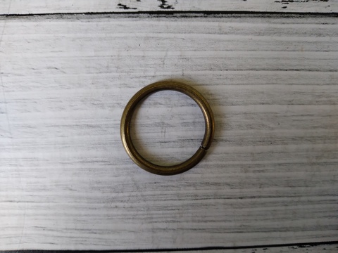 кольцо разделительное 2см цвет бронза
