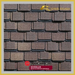 Гибкая черепица SHINGLAS КОНТИНЕНТ Африка 1,5м2 (Трехслойная) 3D